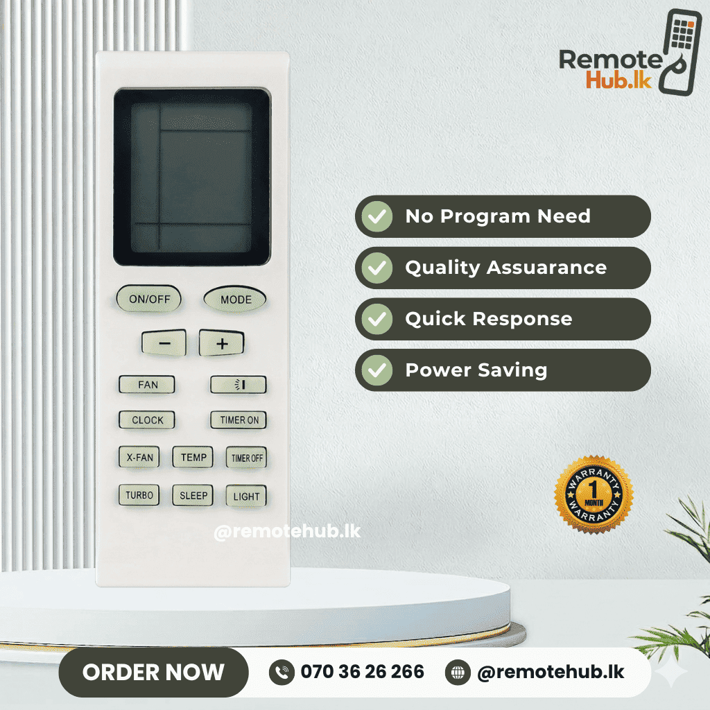Gree AC Remote available in Sri Lanka