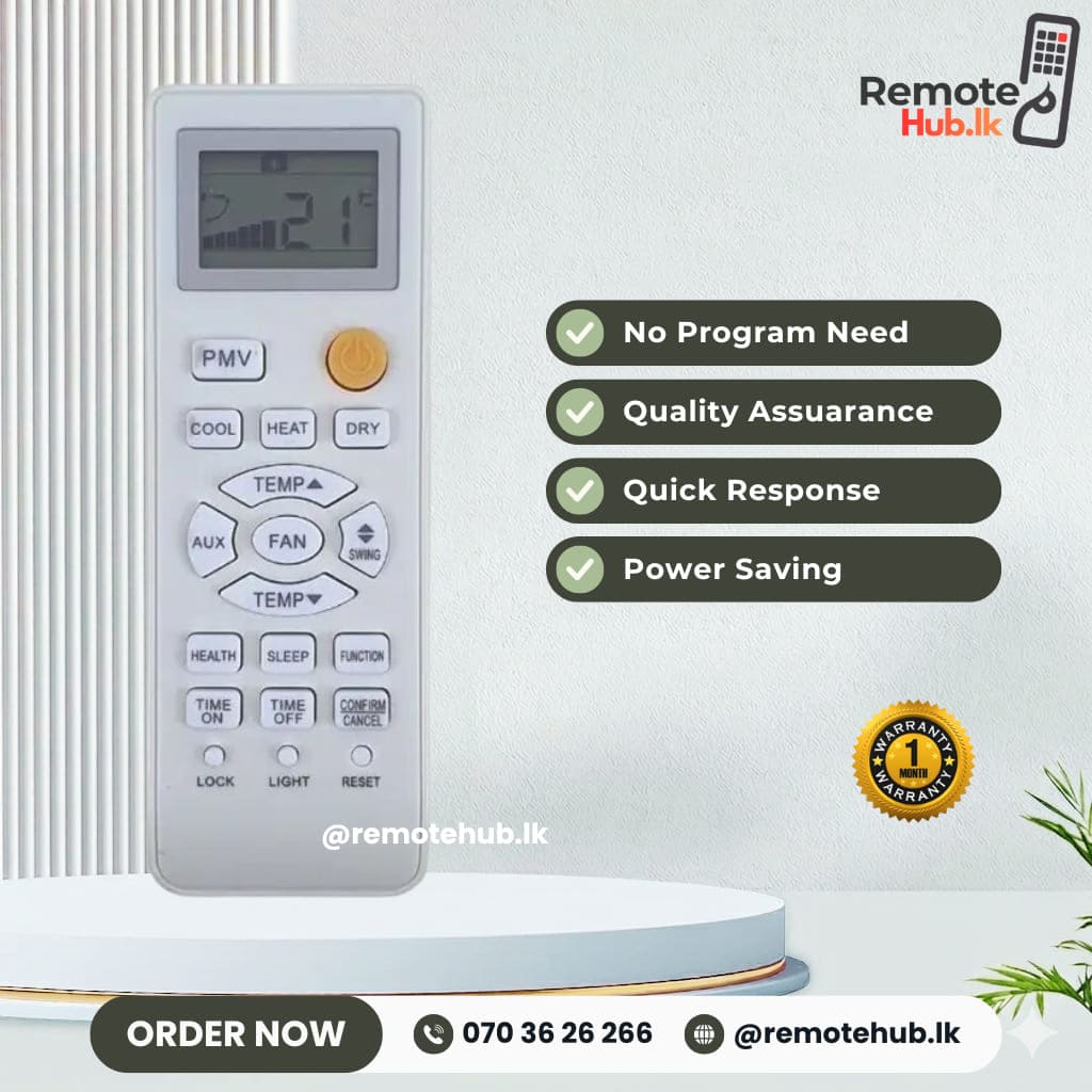 Haier AC Remote available in Sri Lanka
