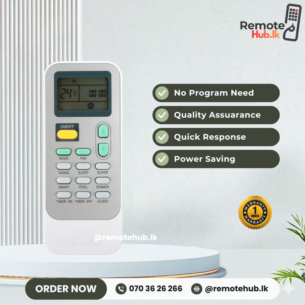 Hisense Universal AC Remote available in Sri Lanka