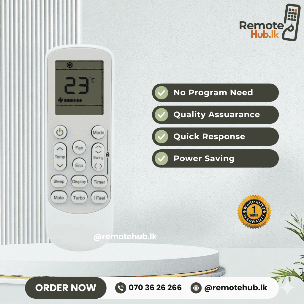Singer Inverter AC Remote available in Sri Lanka