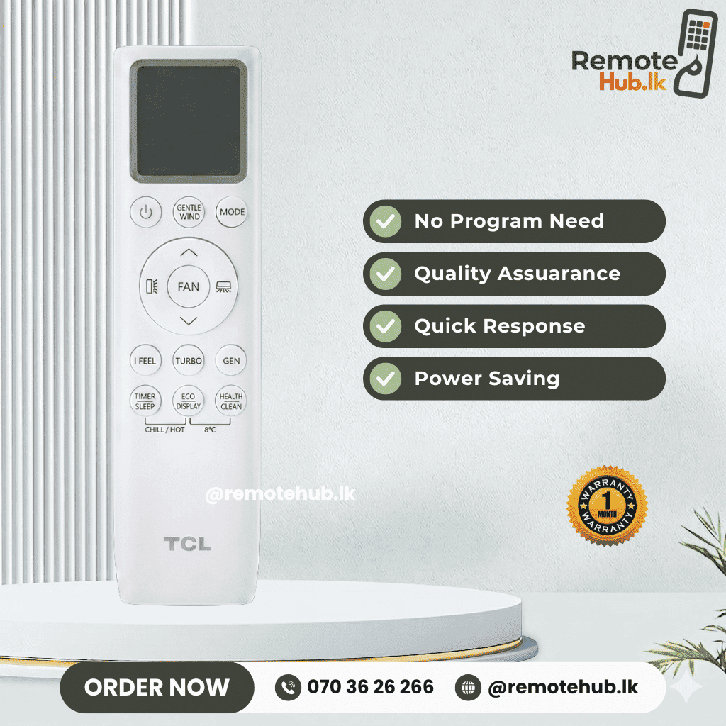 TCL Elite Series AC Remote available in Sri Lanka