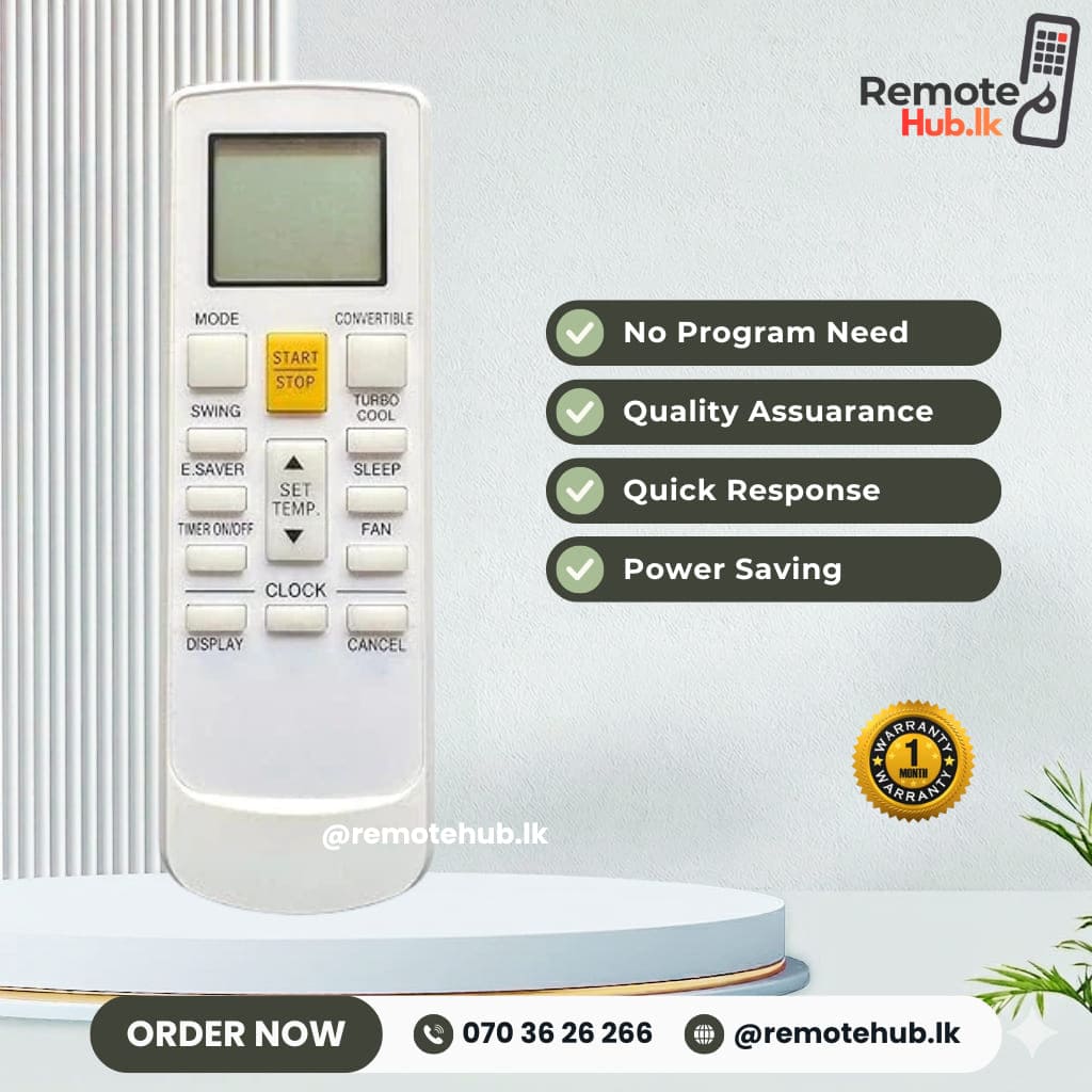 Wesifo AC Remote available in Sri Lanka