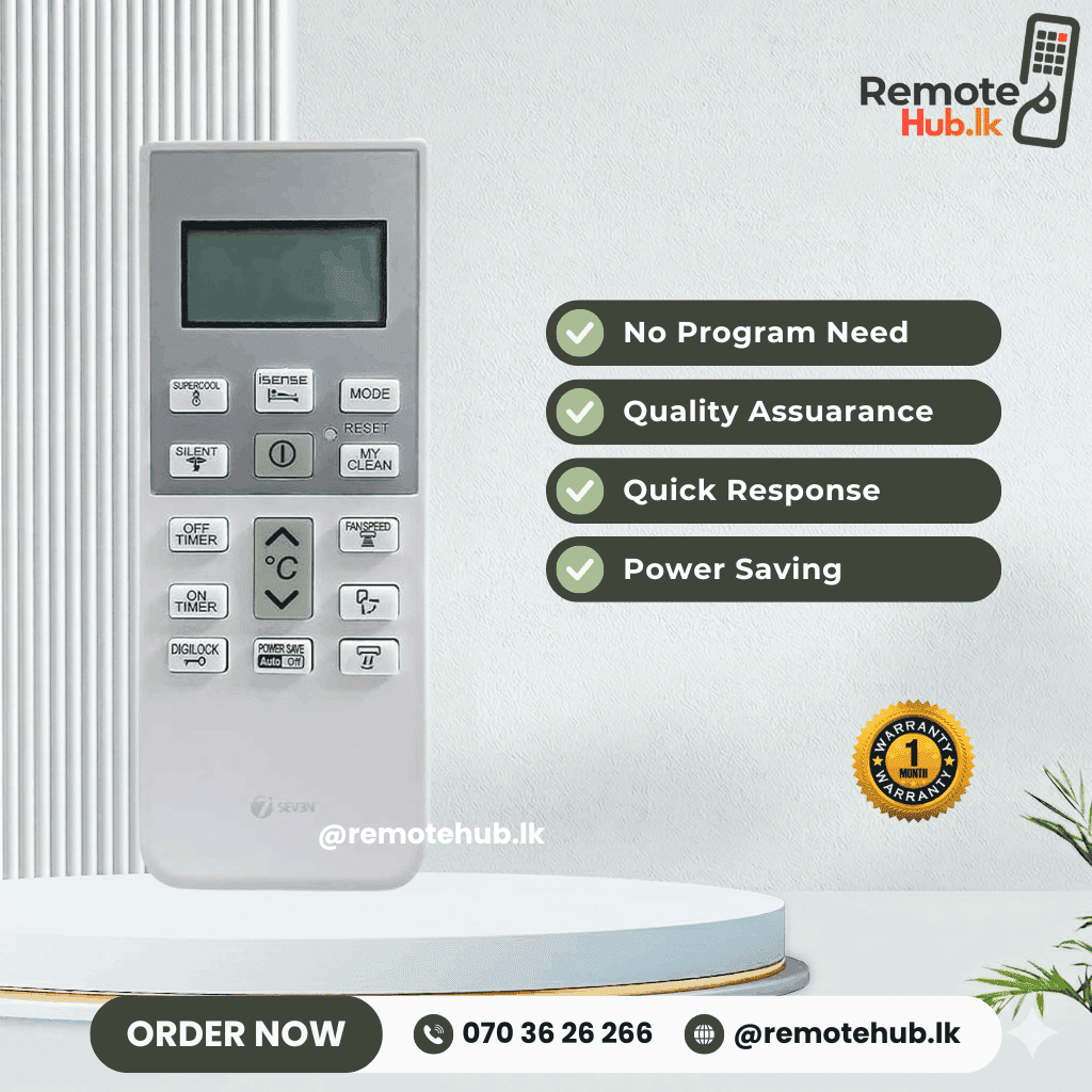 Hitachi AC Remote – Variant 2 available in Sri Lanka