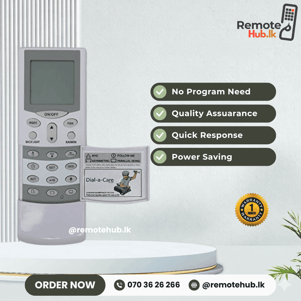 Hitachi Multi AC Remote available in Sri Lanka