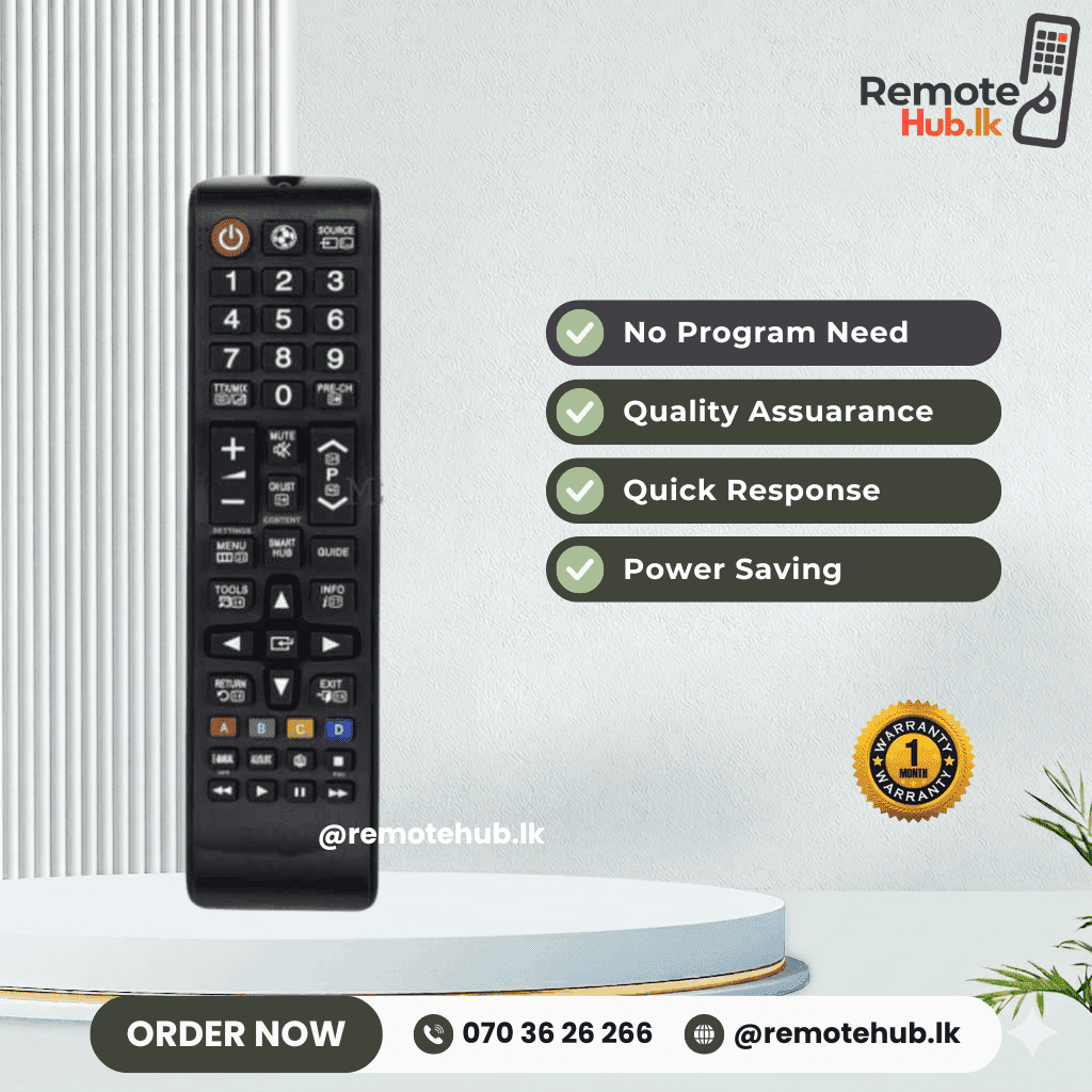 Samsung TV Remote available in Sri Lanka