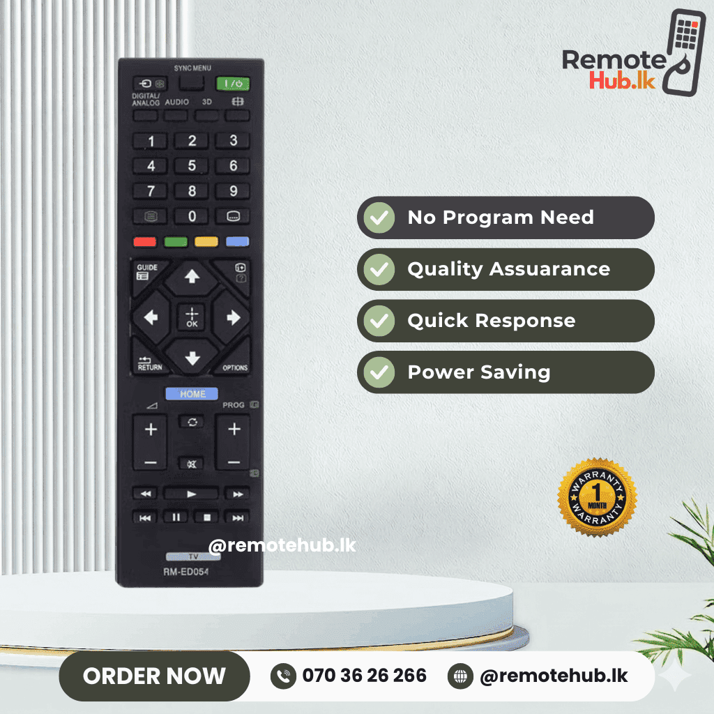 Sony TV Remote available in Sri Lanka