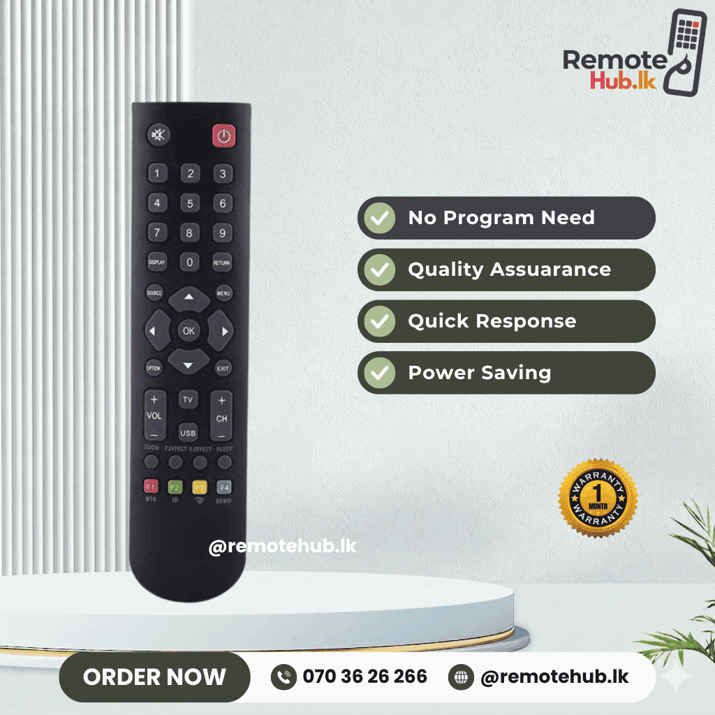 TCL TV Remote available in Sri Lanka