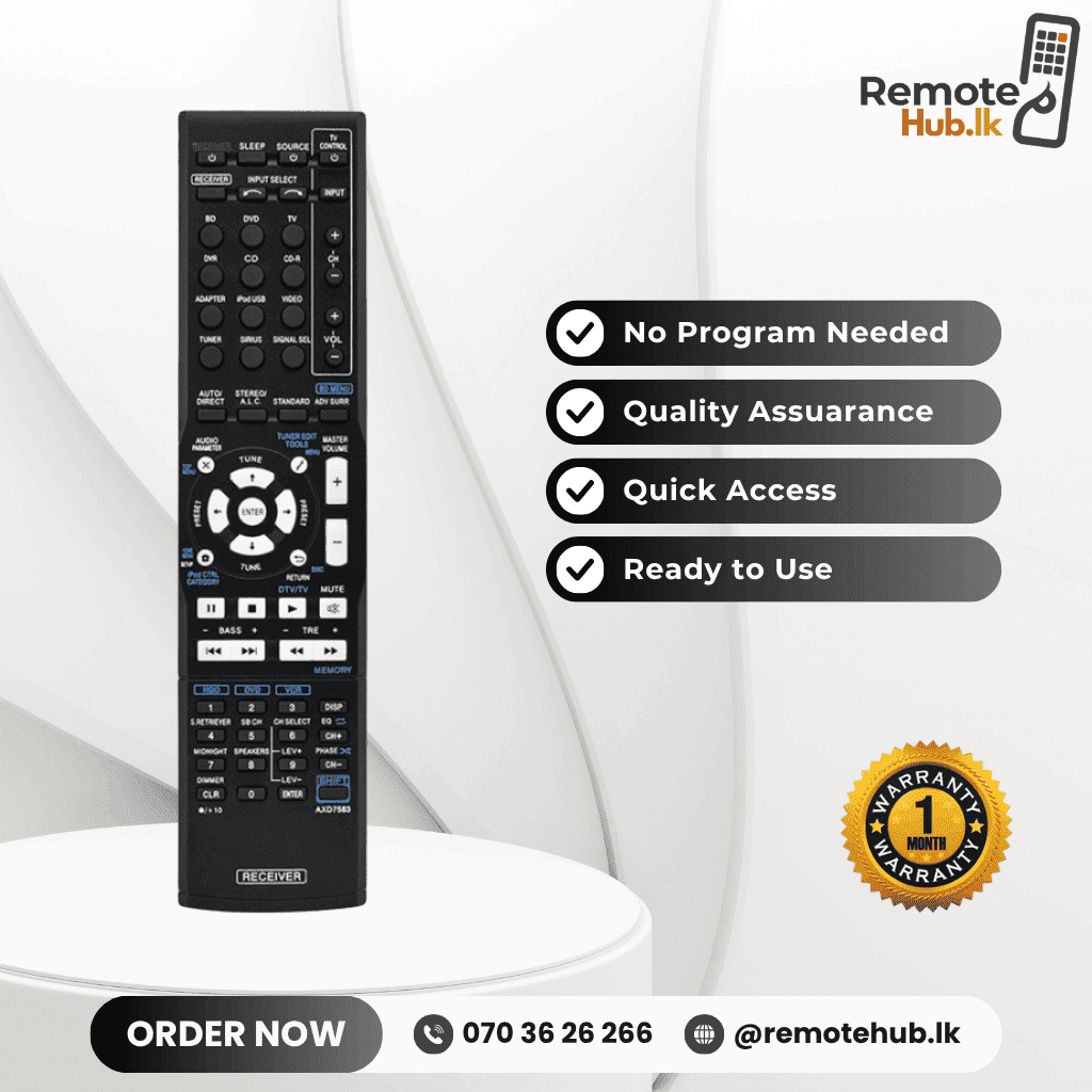Pioneer AV Remote available in Sri Lanka
