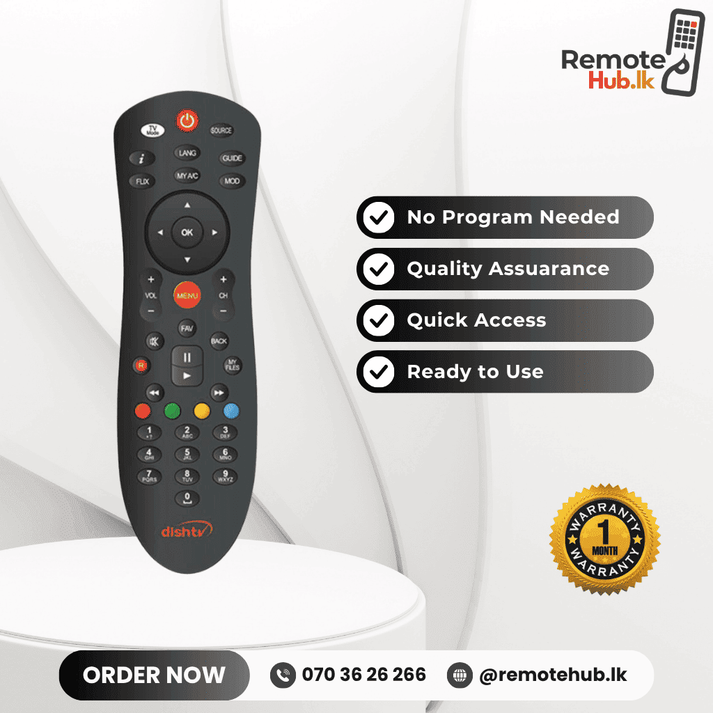 Dish TV Remote available in Sri Lanka