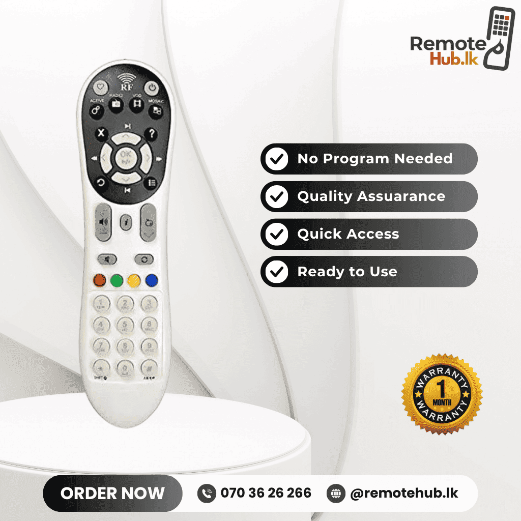 Videocon - RF TV Remote available in Sri Lanka