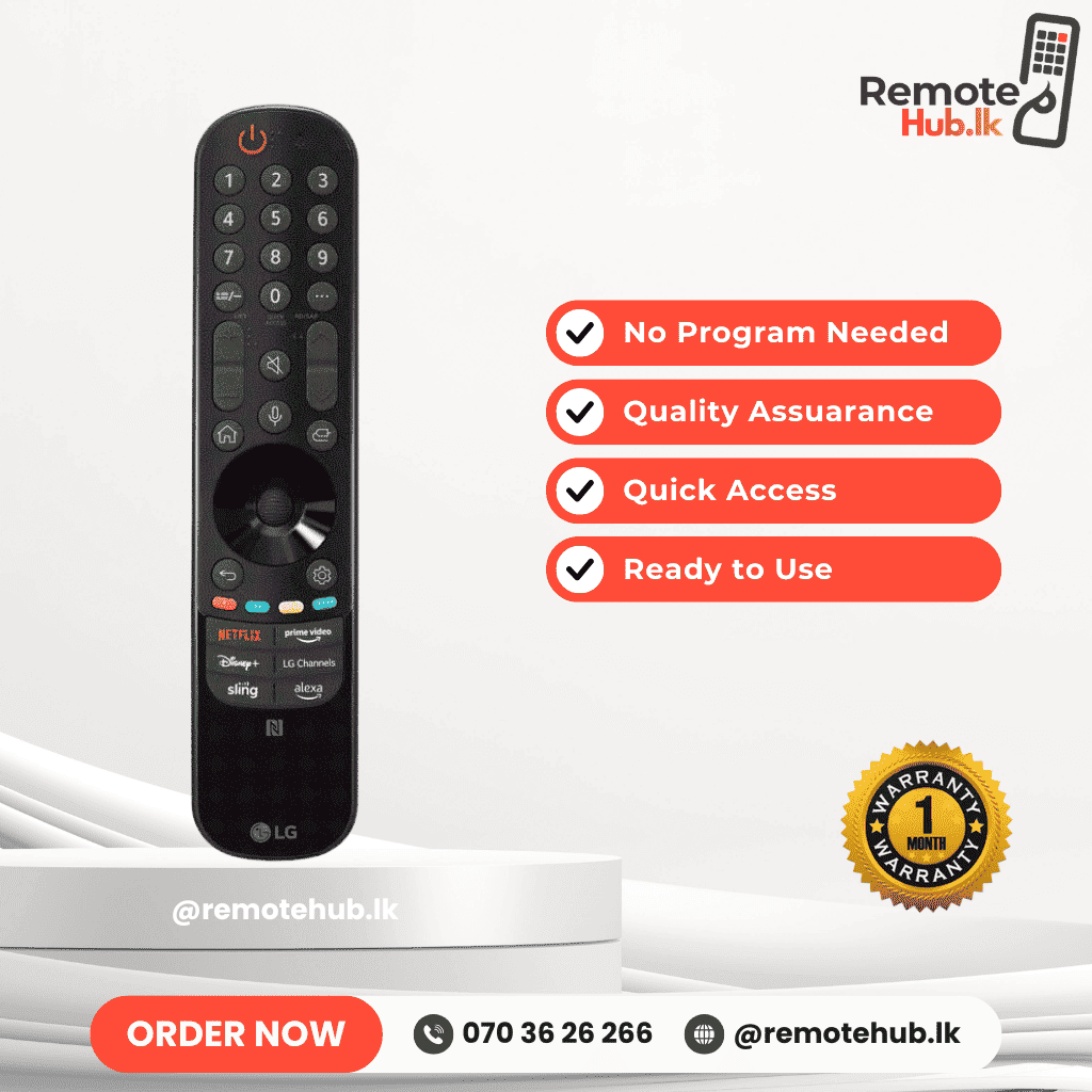 LG MR 22/23 Smart Remote (With Voice & Pointing) available in Sri Lanka