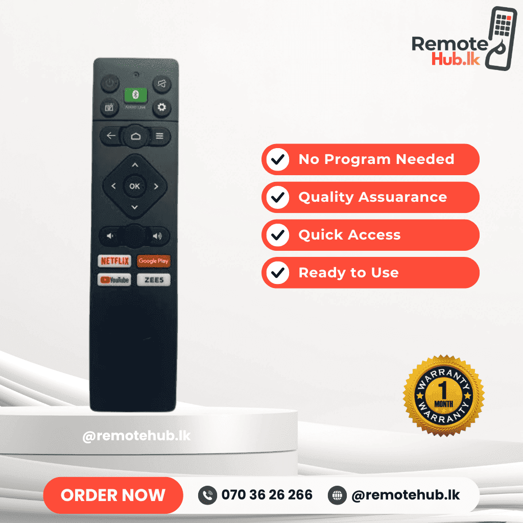Panasonic Smart TV Remote - Normal available in Sri Lanka