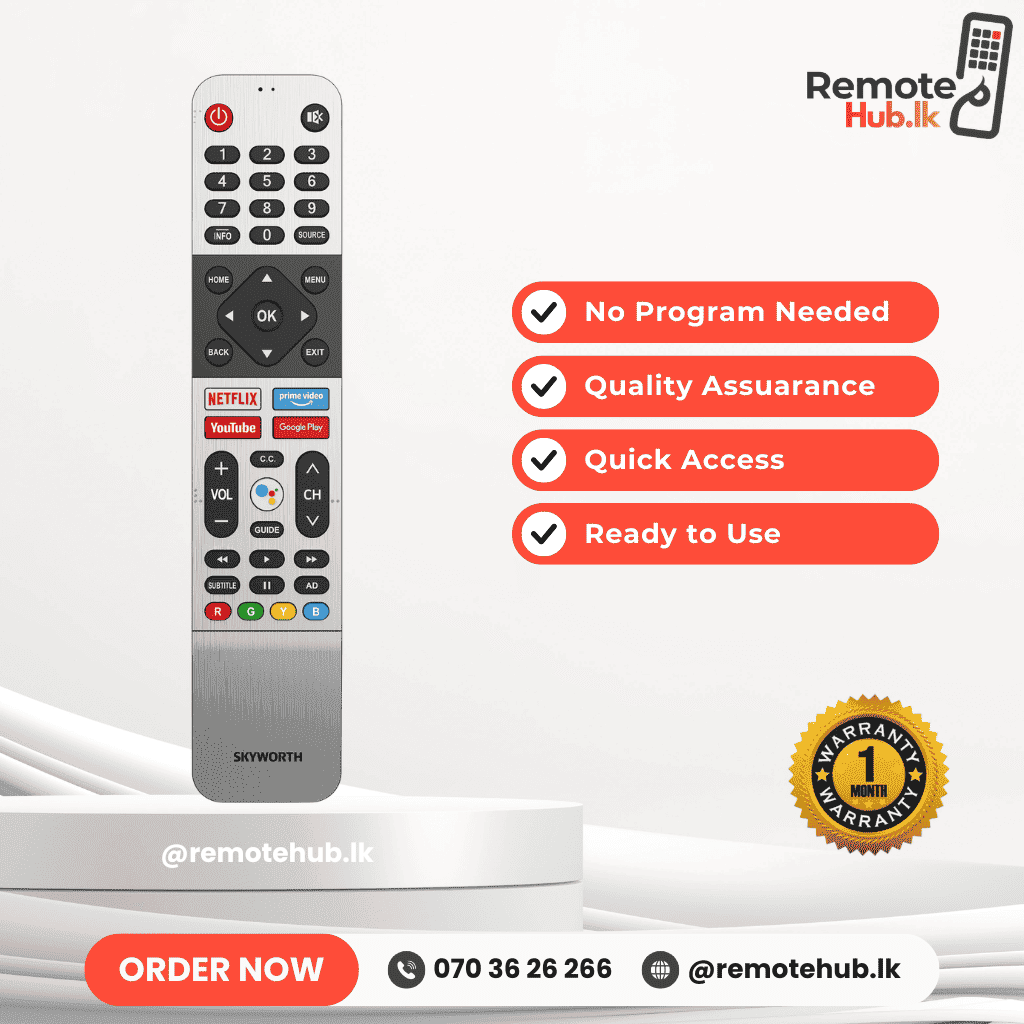 Singer Smart TV Remote – Variant 1 available in Sri Lanka